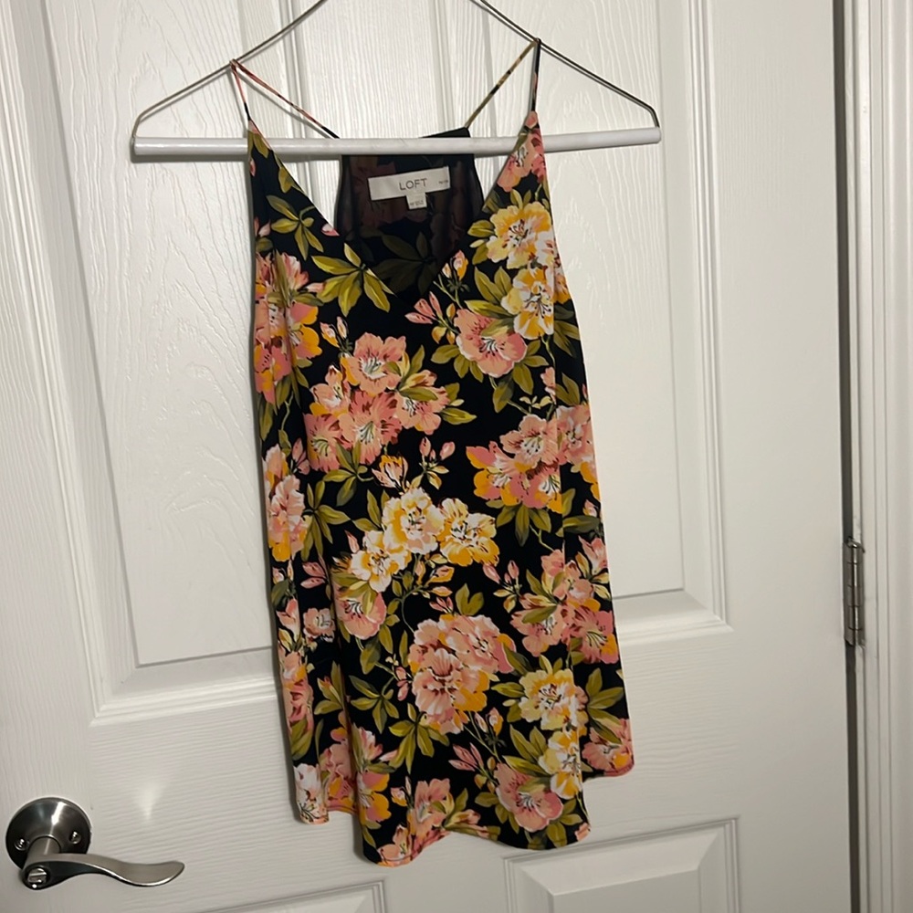 Loft floral Tank Blouse